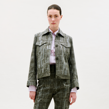 Load image into Gallery viewer, Person wearing a patterned jacket and pants on a white background