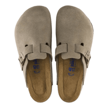 Load image into Gallery viewer, Birkenstock Boston Taupe Suede Soft Footbed Taupe 0560771