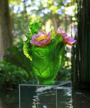 Load image into Gallery viewer, Jardin de Lotus Vase magnum 99ex - Daum
