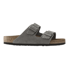 Load image into Gallery viewer, Birkenstock Arizona Nubuck Leather Desert Buck Whale Gray for Men 10207521