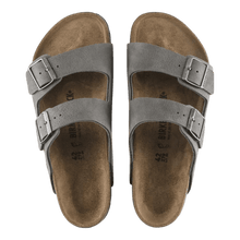 Load image into Gallery viewer, Birkenstock Arizona Nubuck Leather Desert Buck Whale Gray for Men 10207521