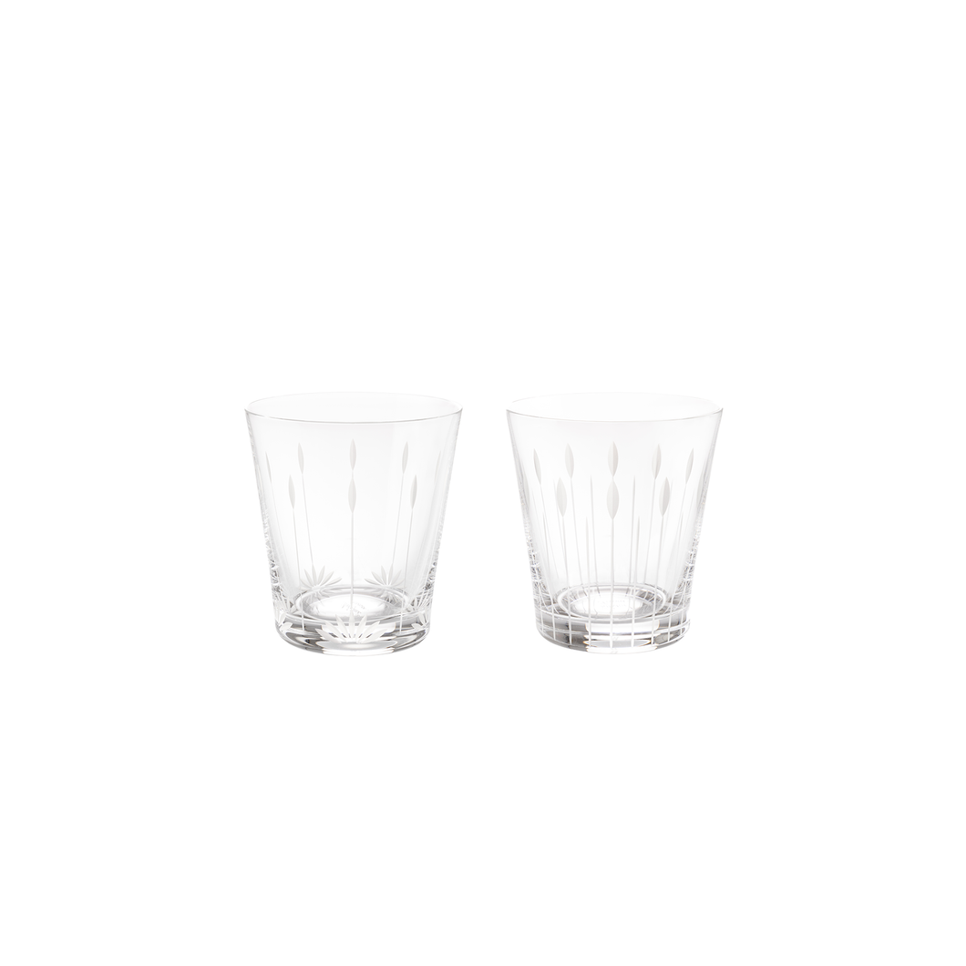 Lotus 2 Tumblers set, Motives Blossoms and Buds - 30 cl