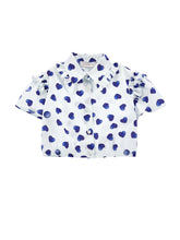 Load image into Gallery viewer, Heart Print Poplin Shirt