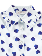 Load image into Gallery viewer, Heart Print Poplin Shirt
