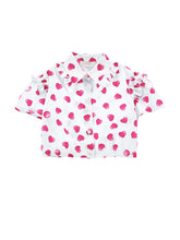 Load image into Gallery viewer, Heart Print Poplin Shirt