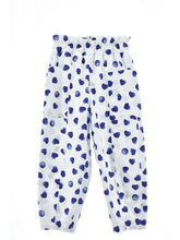 Load image into Gallery viewer, Cotton trousers with heart print