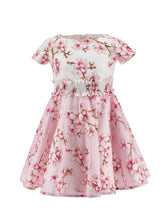 Load image into Gallery viewer, Peach blossom flared dress