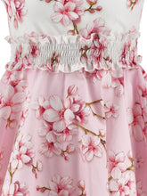 Load image into Gallery viewer, Peach blossom flared dress