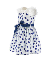 Load image into Gallery viewer, Polka dot and heart cotton dress