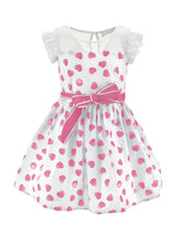 Load image into Gallery viewer, Polka dot and heart cotton dress