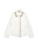 Load image into Gallery viewer, Rose and lace shirt