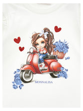 Load image into Gallery viewer, Maxi T-Shirt with Vespa