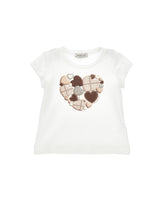 Load image into Gallery viewer, Heart T-shirt with applications