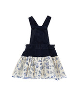 Load image into Gallery viewer, Velvet overall skirt