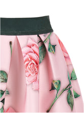 Load image into Gallery viewer, Rose Print Skirt