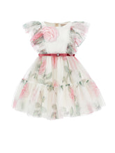 Load image into Gallery viewer, Tulle dress with flowers
