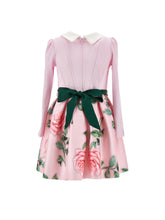 Load image into Gallery viewer, Floral dress with collar