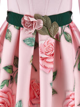 Load image into Gallery viewer, Floral dress with collar