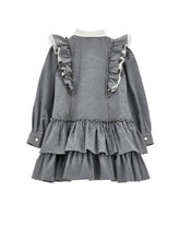 Load image into Gallery viewer, Dress with ruffles and collar