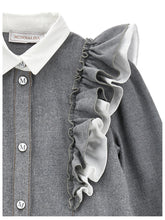 Load image into Gallery viewer, Dress with ruffles and collar