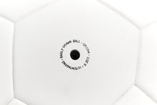 Load image into Gallery viewer, Close-up of a pentagonal white ball with black text on a white background