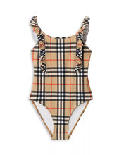 Load image into Gallery viewer, Burberry Girls' Tilly Check Swimsuit