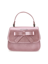 Load image into Gallery viewer, Regenerated leather bag with bow