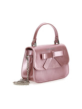 Load image into Gallery viewer, Regenerated leather bag with bow