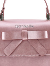 Load image into Gallery viewer, Regenerated leather bag with bow