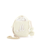 Load image into Gallery viewer, Straw bucket bag pom pom