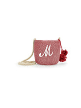Load image into Gallery viewer, Straw bucket bag pom pom