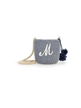 Load image into Gallery viewer, Straw bucket bag pom pom