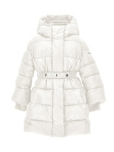 Load image into Gallery viewer, Down jacket with belt and hood