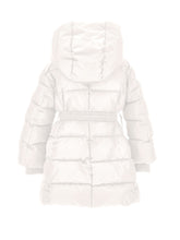 Load image into Gallery viewer, Down jacket with belt and hood