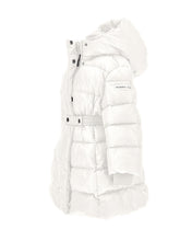 Load image into Gallery viewer, Down jacket with belt and hood
