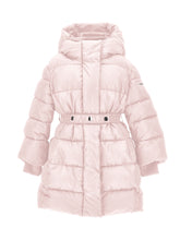 Load image into Gallery viewer, Down jacket with belt and hood