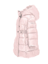 Load image into Gallery viewer, Down jacket with belt and hood