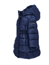 Load image into Gallery viewer, Down jacket with belt and hood