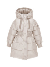 Load image into Gallery viewer, Long down jacket with hood