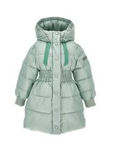 Load image into Gallery viewer, Long down jacket with hood