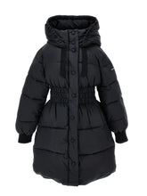 Load image into Gallery viewer, Long down jacket with hood