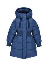 Load image into Gallery viewer, Long down jacket with hood