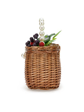 Load image into Gallery viewer, Wicker trunk bag