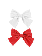 Load image into Gallery viewer, Set of two bow hair clips