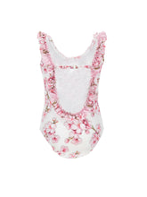 Load image into Gallery viewer, Peach blossom one-piece swimsuit