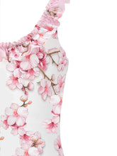 Load image into Gallery viewer, Peach blossom one-piece swimsuit