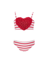 Load image into Gallery viewer, Two-piece swimsuit with heart