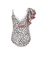 Load image into Gallery viewer, Animal print one-piece swimsuit
