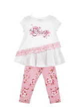 Load image into Gallery viewer, Cotton T-shirt set with leggings