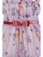 Load image into Gallery viewer, Tulle Dress with Flowers and Polka Dots